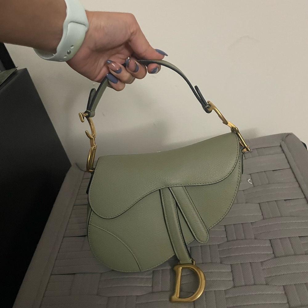 Dior saddle bag mini grained calfskin